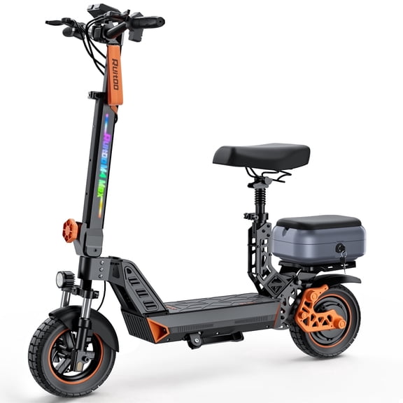 Ruitoo Electric Scooter, 3200W/1600W/1000W Peak Motor, Off Road E Scooter for Adults, 35/34/31/28 Mph Top Speed, 40/50/34/31 Miles Max Range, Folding Adult Scooter with Dual Suspension for Commuting