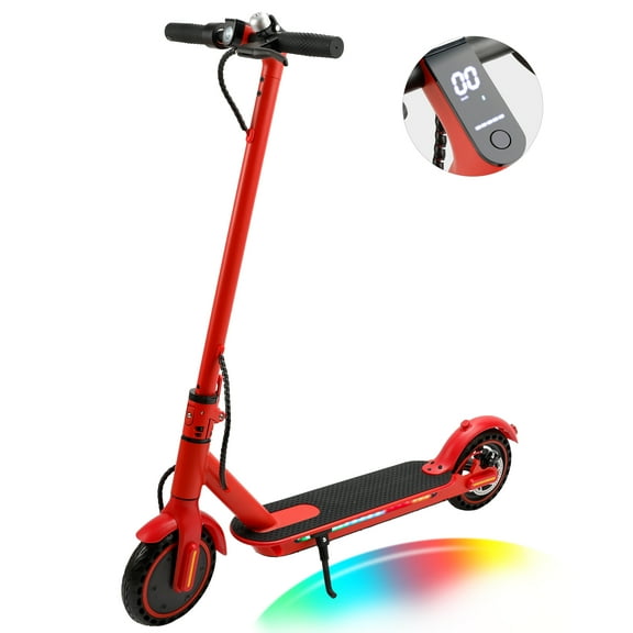 Electric Scooter for Adults, Max Speed 19 Mph, 8.5 In. Solid Tires, Up to 21 Miles Long-Range Battery, Max Load 330 Lbs, Portable Adult E-Scooter for Commuter