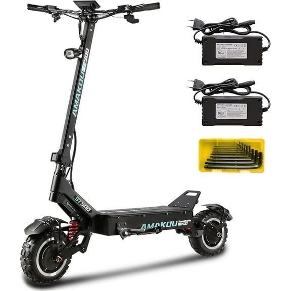 Electric Scooter for Adults with Seat, 9000W Dual Motor, TFT LCD Display&Nutt Dual-PistonHydraulic Brakes,60MPH Max Speed, 74Miles Long Ranges, 72V/38Ah Large Capacity Battery