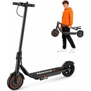 Electric Scooter for Adults and Teens, 350W Motor, 19 MPH Top Speed, Up to 19 Miles Range, 8.5  Solid Tires, Folding Commuter E Scooter with App and Dual Brake System