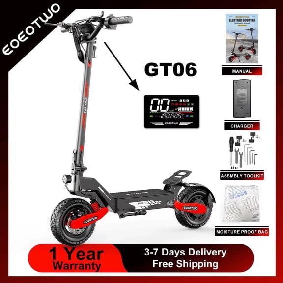 Electric Scooter for Adults,Top Speed 30MPH ,48V 13AH  25Miles Range 1200W Electric Scooter for Adults,Top Speed 28MPH Fas Commuting E-Scooter with 11"Off Road Tires, Full Suspension