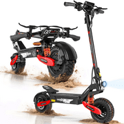 Electric Scooter for Adults,Top Speed 28MPH ,48V 23.4AH 40Miles Long Range 1200W E-Scooter for Adults,Top Speed 28MPH Commuting E-Scooter with 11"Off Road Tires, Full Suspension