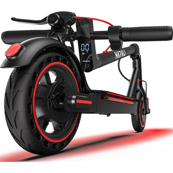 Electric Scooters for Adults, Folding E-Scooter Built-in Side Lights, 550W Motor