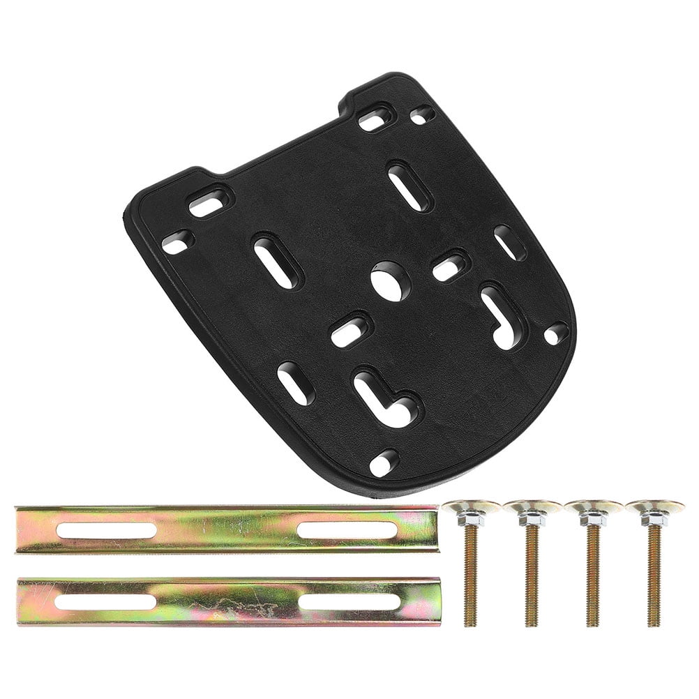 Electric Scooter And Motorbike Rear Luggage Rack Universal Mounting Bracket With Screws Heavy Duty Tail Box Base Plate For Rear Carriers Cargo