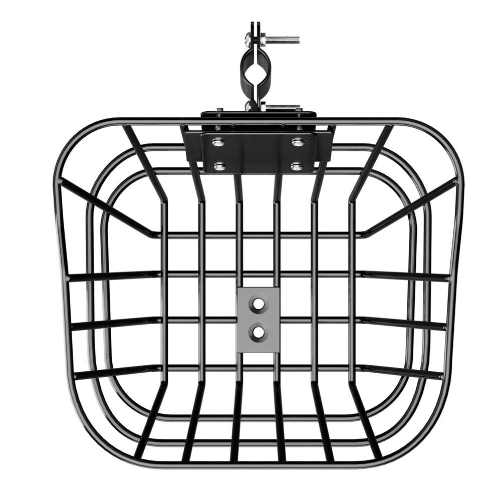 Front Bike Basket, Electric Scooter Basket with Fixed Bracket - Max Bearing 20 lbs, Construct from Solid Steel, Kids Bike Basket/Adult Bicycle Basket/Knee Electric Scooter Accessories
