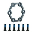 thumbnail image 1 of Electric Scooter Brake Disc Bicycle Disc 6-Hole Hub Heightening Pad with Screws, 1 of 8