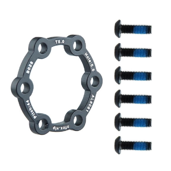 Electric Scooter Brake Disk Bike Disc Brake Rotor Aluminium Alloy 6 Hole Brake Disc With 6 Screws