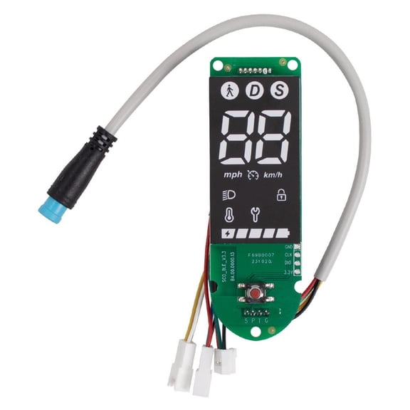 Electric Scooter Dashboard Display 8.6X3Cm Plastic Instrument Control Circuit Board For Xiaomi 4Pro Monitor Accessories