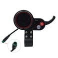 thumbnail image 1 of Electric Scooter Dashboard Display with Accelerator Controller - Real-Time Speed & Mileage, 5-Pin/6-Pin Compatible, Stable & Durable for Adult Riders, 1 of 8