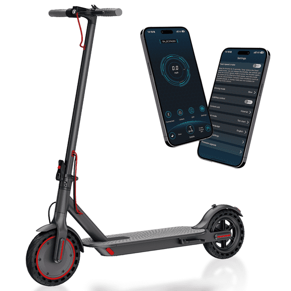 Electric Scooter, Folding E Scooter for Adults,350W Motor & 19MPH Top Speed, 15 Miles Long Range