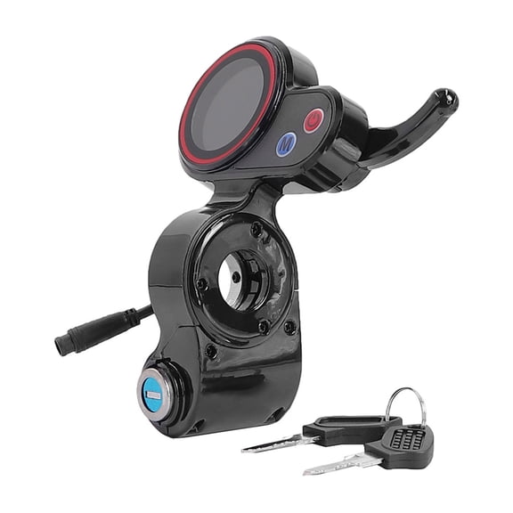 Electric Scooter LCD Display Throttles Instrument Panel 6 Pin LCD Dashboard Display Screen for Electric Bike Scooter