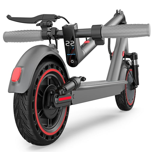 Electric Scooter Long-Range Portable Commuting Scooter - 350W Motor 8.5" Solid Tires, up to 19MPH and 20Miles