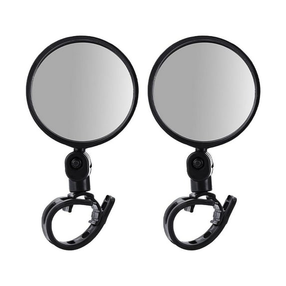 Electric Scooter Mirror, Clip On Handlebar Rear View Mirror for Bike Safety