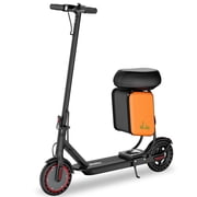 Electric Scooter with Seat, 19MPH & 21-Mile Range, 350W Motor, 8.5 Solid Tires with App Control & Dual Brake System - Foldable Commuter E-Scooter with Storage Bag, UL2272 Certified