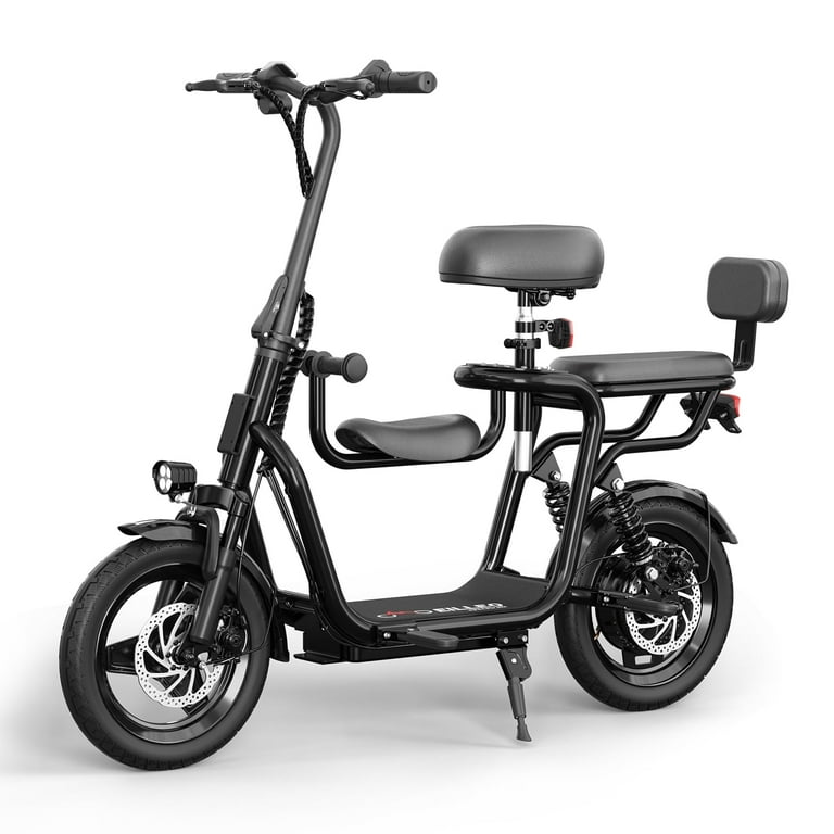 SPACEWALK Electric Scooter With Seats For Adults Power By 500W