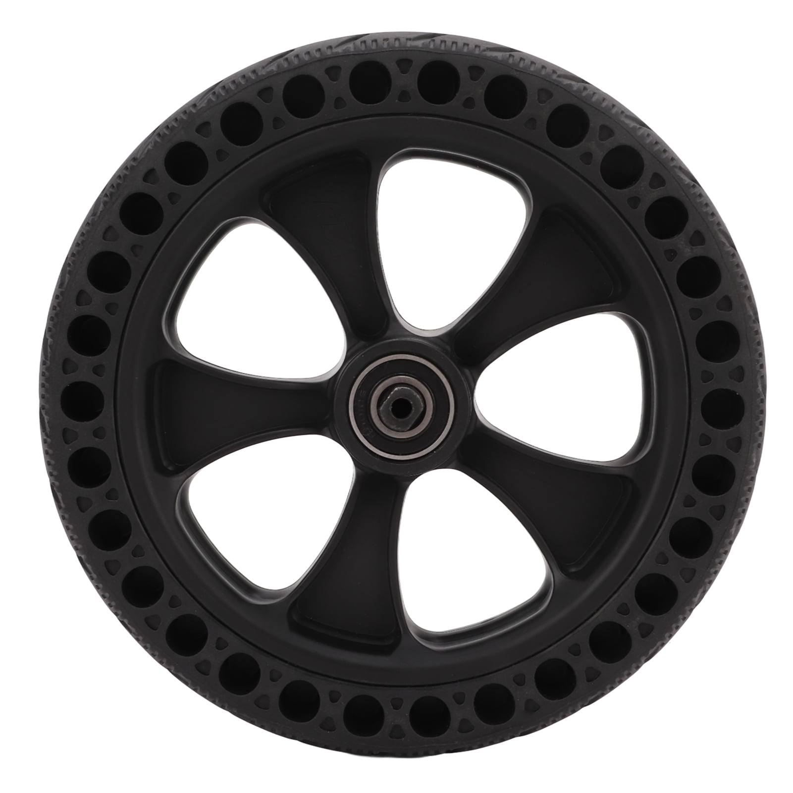 Electric Scooter Solid Rear Wheel Tire Assembly With Wheel Hub for KUGOO Rear Wheel Replacement