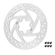 Electric Scooter Steel Brake Disc Rotor 140x140x 2mm Wear-resistant Silver Scooter Accessories For 10 Inch/M4pro
