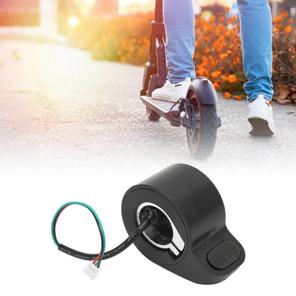 Electric Scooter Throttle, Responsive Thumb Dial Accelerator, Durable Plastic, Comfortable Feel
