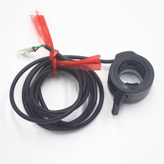 Electric Scooter Thumb Throttle Accelerator for E-Bikes  Hall Effect Sensor, 5V DC, 22mm Diameter, 1.6m Cable, ABS Construction