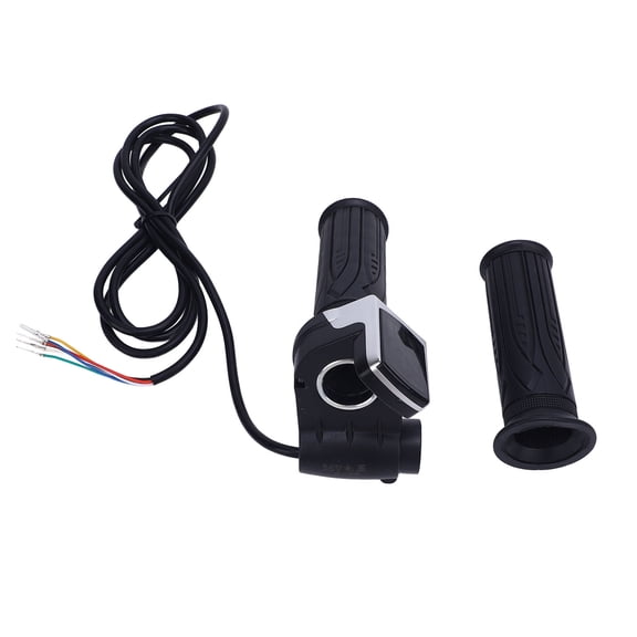 Electric Scooter Twist Throttle Grip with LCD Display Screen and 2 Keys 36V Handlebar Assembly for Professional E-BIAK Repairs and Custom Upgrades, 0.9 x 5.9 Inches / 2.2 x 15 cm