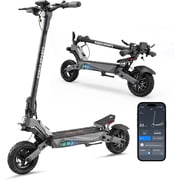Electric Scooter for Adults,1200W Motor E-Scooter,30MPH,40 Miles Range,Smart App,10" off Road Tires,Dual Suspension