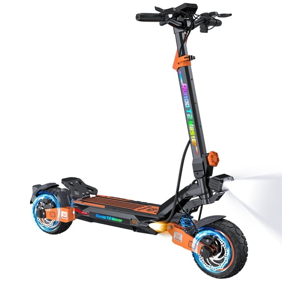 Electric Scooter for Adults, 3200W Dual Motors Top Speed 35 Mph, 40 Miles Range, Folding E-Scooter with Dual Suspension