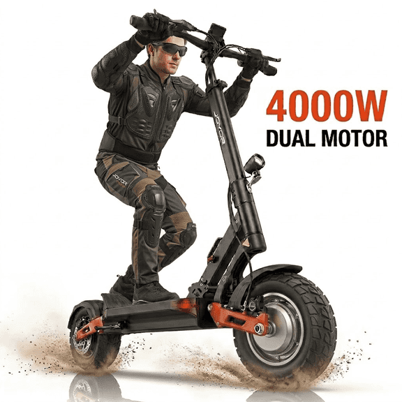 Adults Electric Scooter,4000W Peak Dual Motors,40 MPH Max Speed, All-Terrain Tires Foldable Fast E-Scooter,50 Miles Long Range
