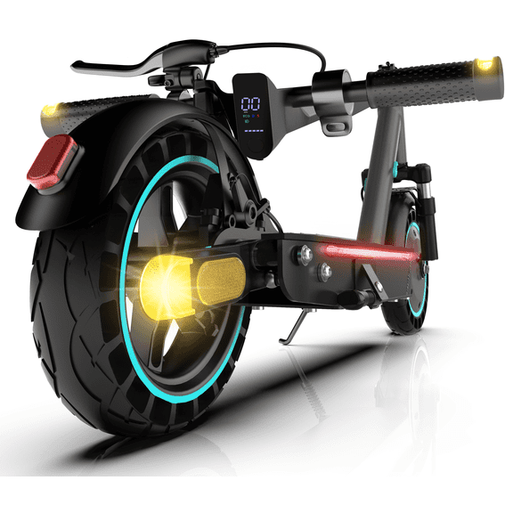 Electric Scooters for Adults, 650W Motor, 10" Vacuum Big Tires, Folding E Scooter with Disc Braking System, Smart APP Control