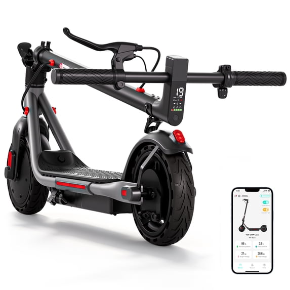 Electric Scooter for Adults – 8.5"/10"/12" Tires,Peak 500W-700W Motor, 15-30 Miles Range, Up to 20 MPH – Foldable Commuter Scooter for Men & Women