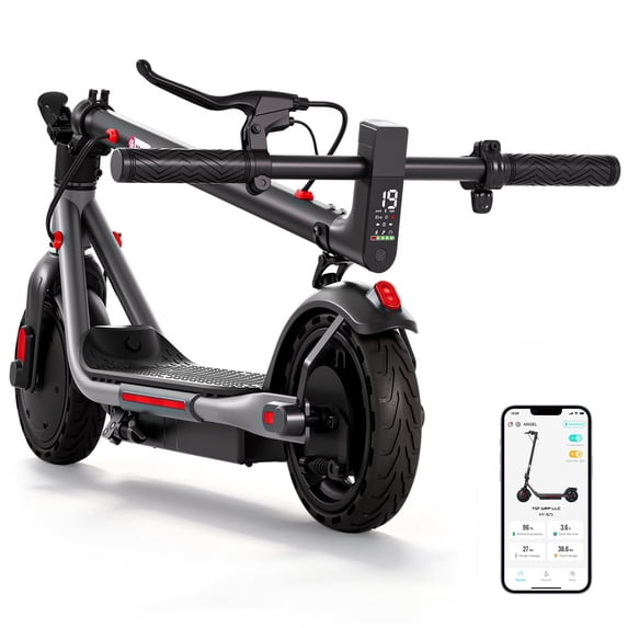Electric Scooter for Adults – 8.5"/10"/12" Tires,Peak 500W-700W Motor, 15-30 Miles Range, Up to 20 MPH – Foldable Commuter Scooter for Men & Women