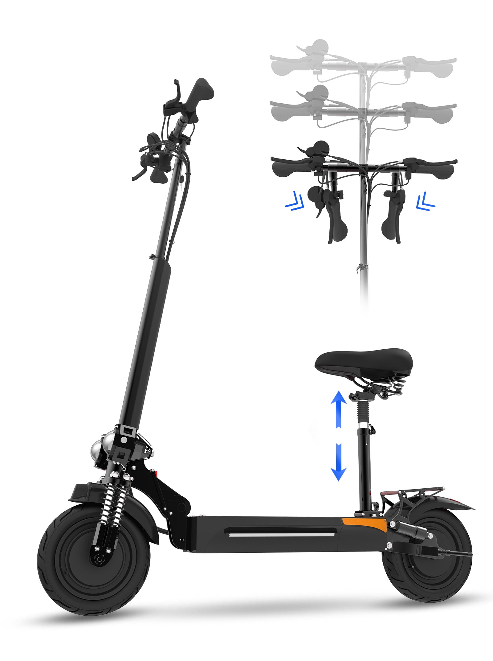 Electric Scooter for Adults Foldable Scooter with Seat 2400W