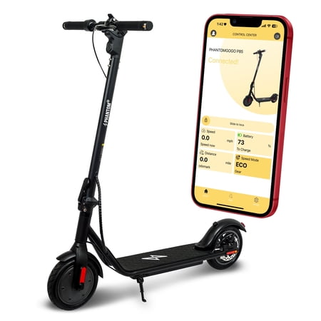 Electric Scooter for Adults Scooter Foldable Escooter 15.5 mph Max Speed with 350W Motor E-Scooter for Commuter (Black)