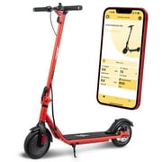 Electric Scooter for Adults Scooter Foldable Escooter 15.5 mph Max Speed with 350W Motor E-Scooter for Commuter (Red)