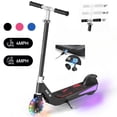 thumbnail image 1 of Electric Scooter for Kids,Adjustable Height Kick Scooter for Ages 6-12 with 2 Speeds (4/6Mph),5.5"Tires,Up to 5 Miles Range,Black, 1 of 6