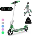thumbnail image 1 of Electric Scooter for Kids Ages 6-14,200W Foldable E-Scooter with 3 Speeds (5/8/12 Mph),LED Display,Colorful Lights,Gift for Kid,Green, 1 of 8