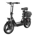 Electric Scooter with Seat 650W Peak Motor Up to 25 MPH 2530 Miles
