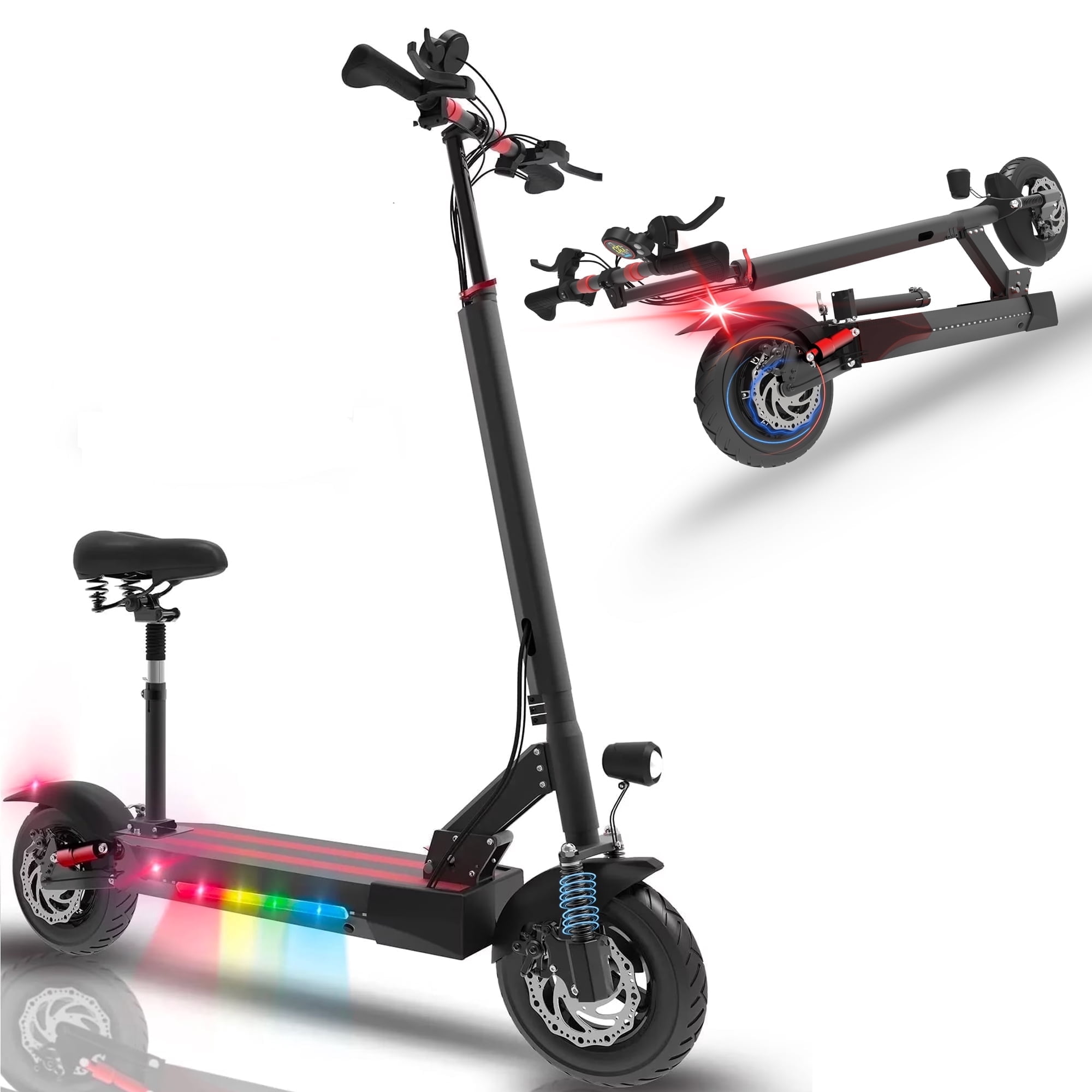 Mebike M8 Electric Scooter with Seat for Adults,35 MPH MAX Speed