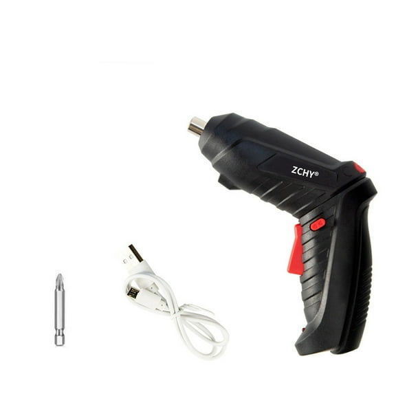 Electric Screwdriver, 3.6V Cordless Drill Screwdriver Rechargeable, Max Torque Electric Screw Gun, 1800mAh USB Charging, Front LED Light, Easy for Small Home Projects