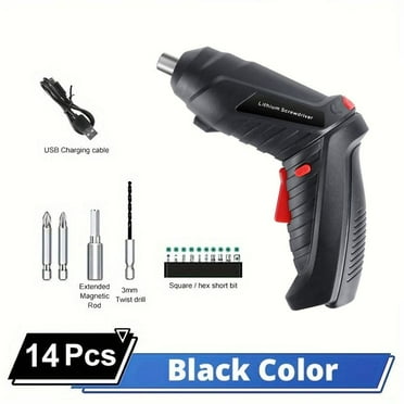 Goldsea 4.2V Cordless Electric Screwdriver - 3.5N.m Torque, 1500mAh Battery, 10 Bits & Flexible Handle | DIY Home Tool
