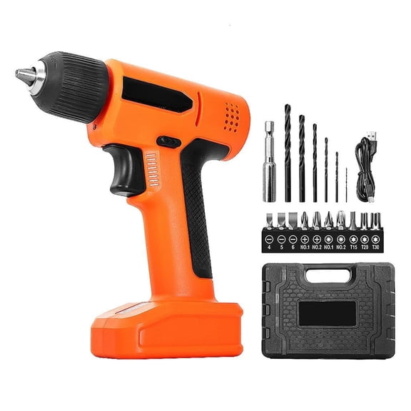 Electric Screwdriver with Ergonomic Grip 8Nm Torque Range for Furniture AssemblyW1re1essPower Screwdriver PH0-PH2 Bit Compatibility With Overheat Protection
