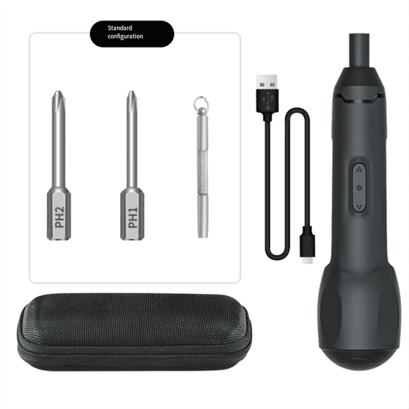 Electric Screwdriver Manual and Automatic Set Hexagonal Electric Screwdriver Rechargeable Mobile Phone Repair Tool,1set x electric screwdriver
