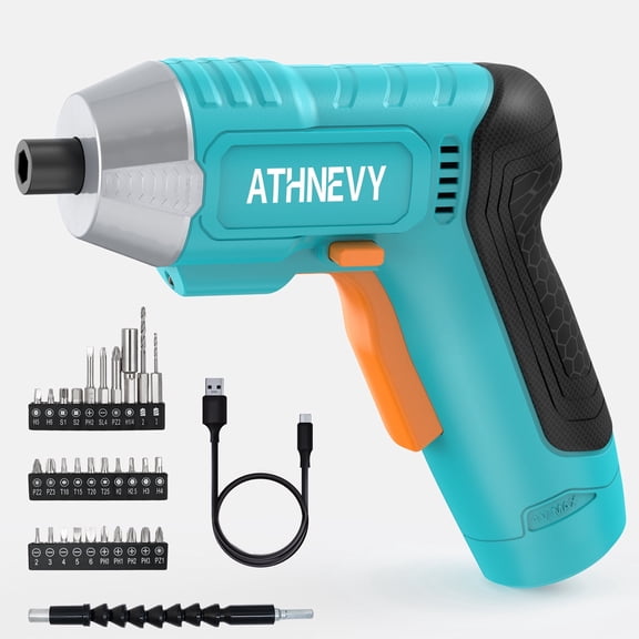 ATHNEVY FA0501, 3.7V, Battery Hex Head Power Screwdrivers, 1500mAh, 250 RPM