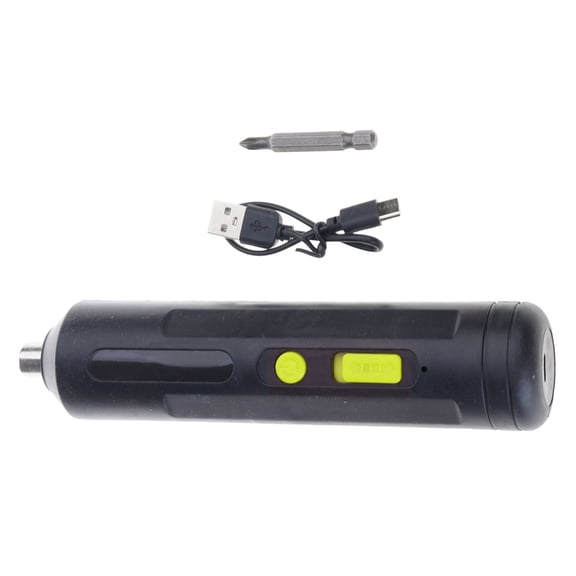 Electric Screwdriver Set Featuring Various Screwdriver Bits Crosses Flat Head Type Ergonomic Handle High Capacity Batter