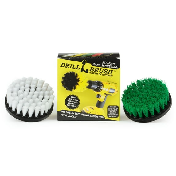 Electric Scrub Nylon Brush Drill Attachment Cleaning Bit Kit by Drillbrush