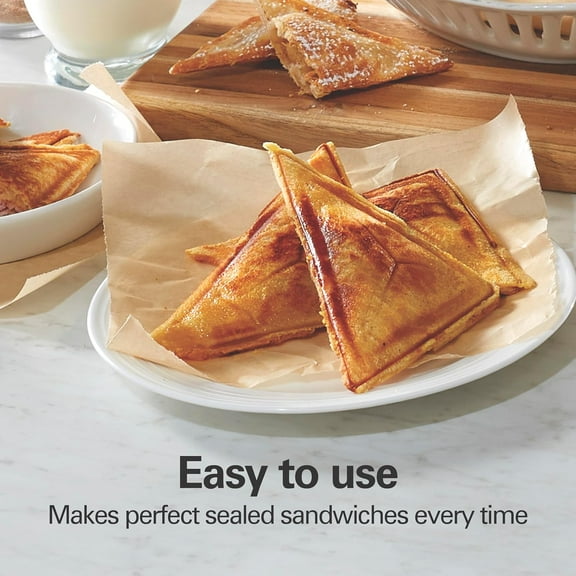 Electric Sealed Sandwich Maker Grill with Nonstick Plates & Breakfast Sandwich Maker with Egg Cooker Ring, Customize Ingredients