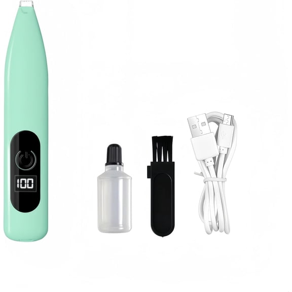 Electric Seam Ripper for Embroidery - Professional Stitch Remover Tool with LED Light & Digital Display, Fast Remove Embroidery & Seams for Sewing, Quilting, DIY Crafts, Safe for All Fabrics (Green)
