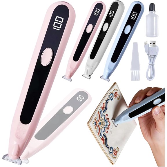 Electric Seam Ripper, Stitches Eraser for Embroidery, Seam Rippers Sewing Thread Eraser Embroidery Removal Tool, Professional Ripper Remover for Tailors Quilters Sewers Fiber Custom Makers Workshops