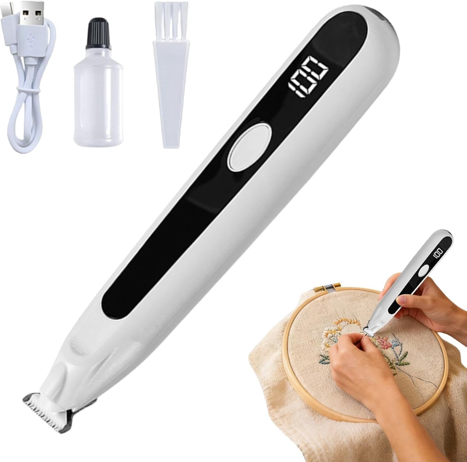Electric Seam Ripper | Stitches Eraser for Embroidery, Seam Rippers Sewing Thread Eraser, Professional Ripper Remover for Tailors Quilters Sewers Fiber Artists Custom Makers Workshops