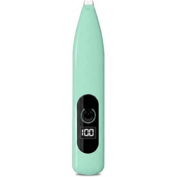Electric Seam Ripper With LED Light And Display R Shaped Ceramic Blade 2 Speed Cordless Tool For Sewing Embroidery And Quilting(Green)