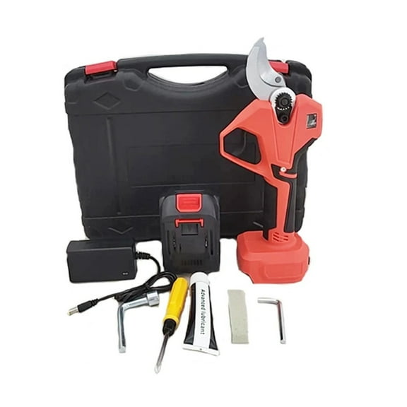 Electric Secateurs, 21V Cordless Lithium-ion Progressive Pruning Shear Efficient Scissors Bonsai Electric Tree Branches Garden Tools SC-8645 ,Increased Precision